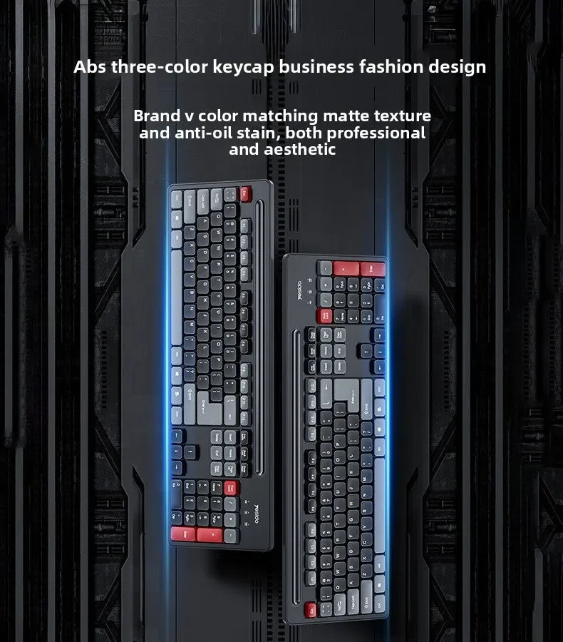 Portable USB Wireless Keyboard and Silent Mouse Set for Home, Office, and Gaming Use